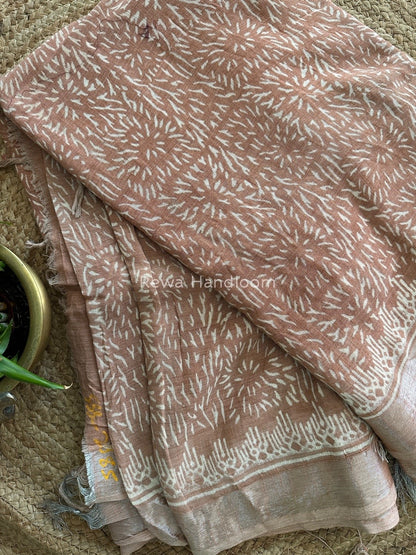  Cotton Linen Saree