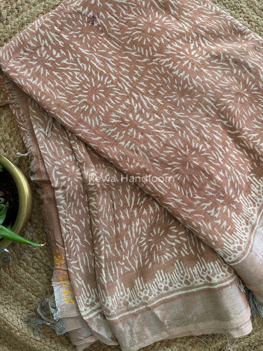  Cotton Linen Saree