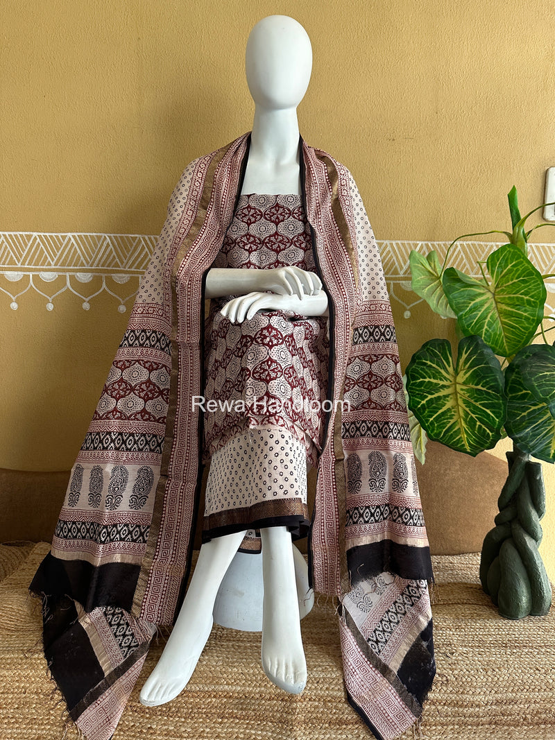 Maheshwari Bagh Print Suit