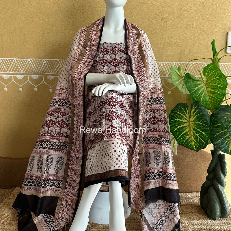 Maheshwari Bagh Print Suit