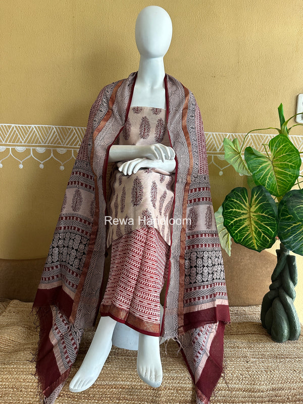Maheshwari Bagh Print Suit