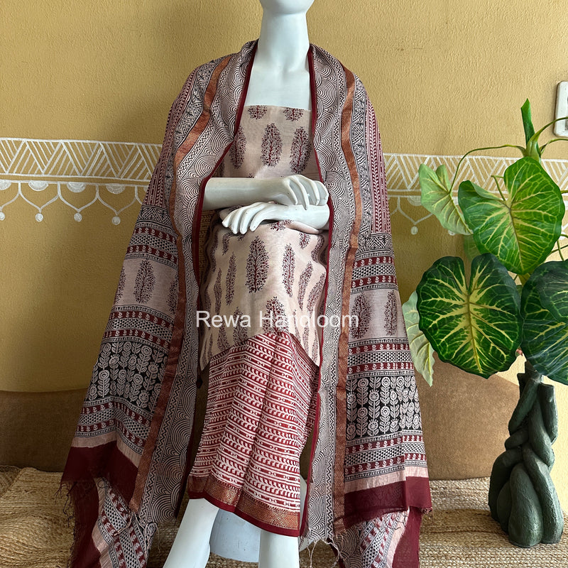 Maheshwari Bagh Print Suit