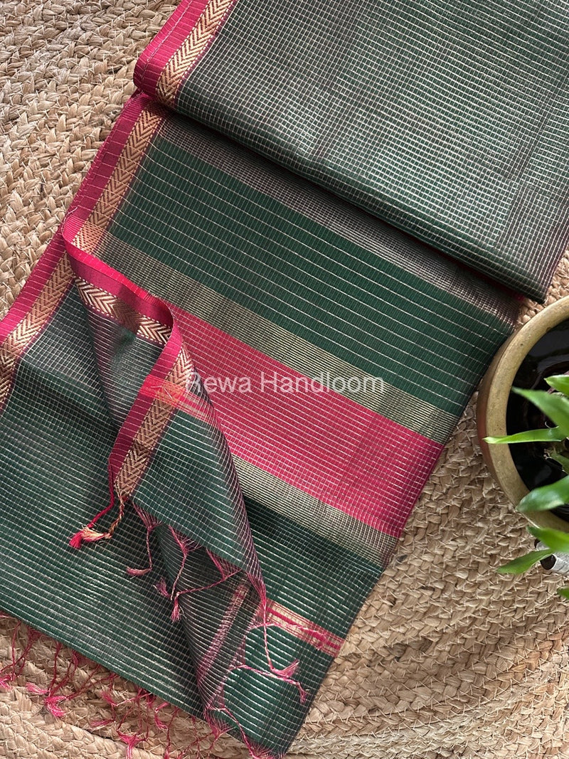 Maheshwari Tissue Silk Saree