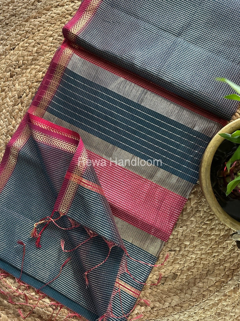 Maheshwari Tissue Silk Saree