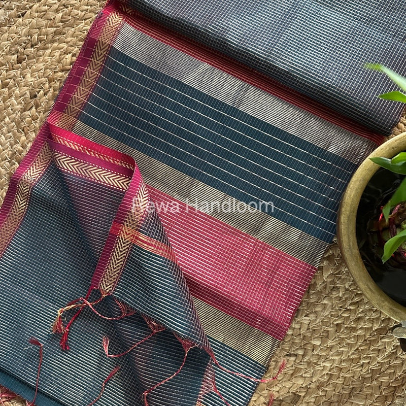 Maheshwari Tissue Silk Saree