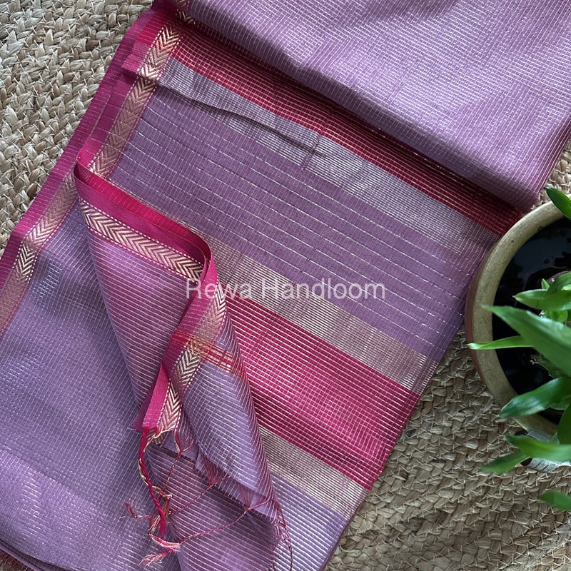 Maheshwari Tissue Silk Saree