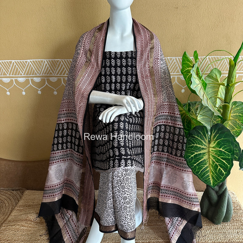 Maheshwari Bagh Print Suit