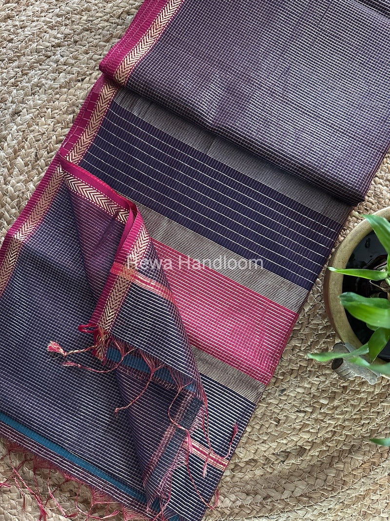 Maheshwari Tissue Silk Saree