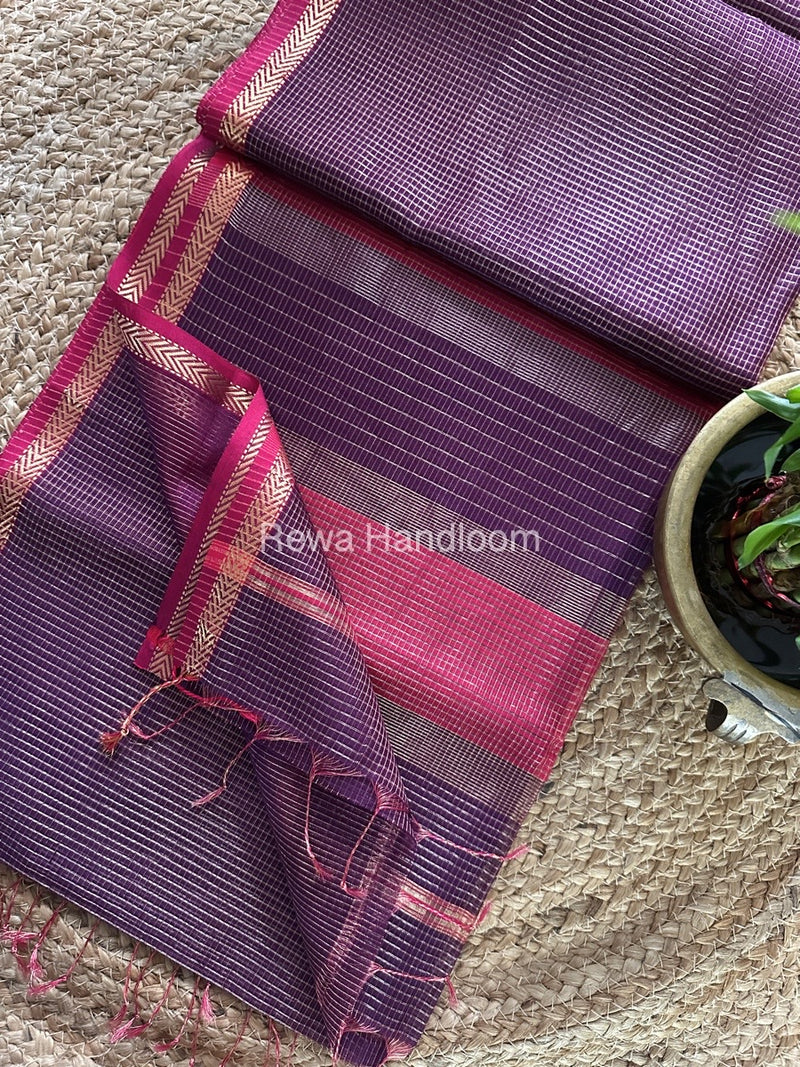 Maheshwari Tissue Silk Saree