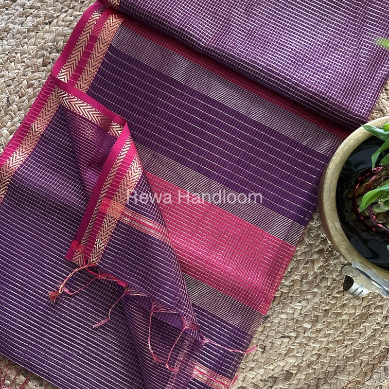 Maheshwari Tissue Silk Saree