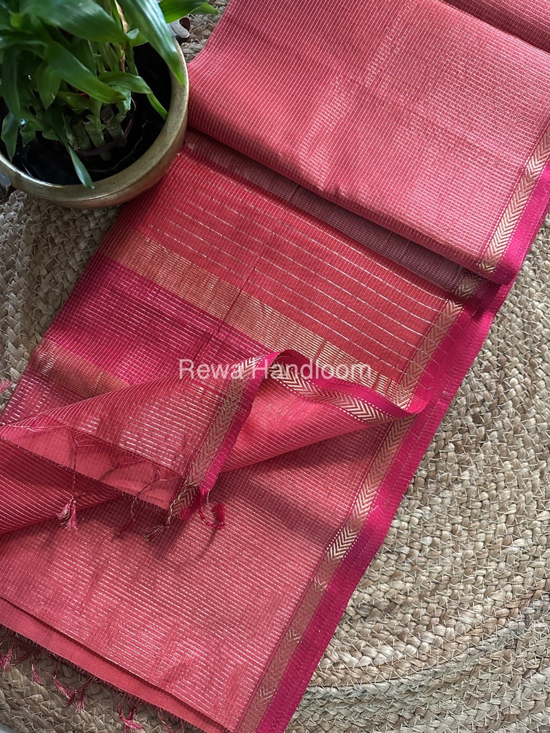 Maheshwari Tissue Silk Saree