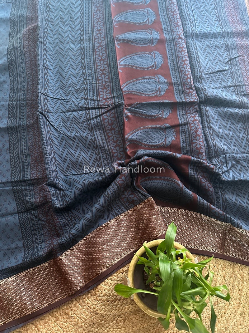 Maheshwari Bagh Print Saree