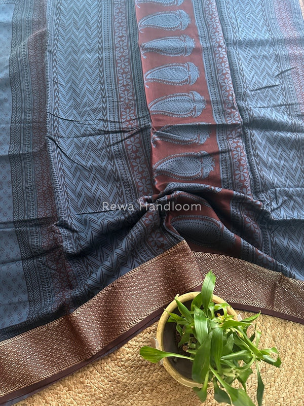 Maheshwari Bagh Print Saree