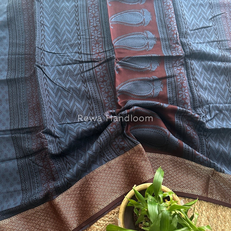 Maheshwari Bagh Print Saree
