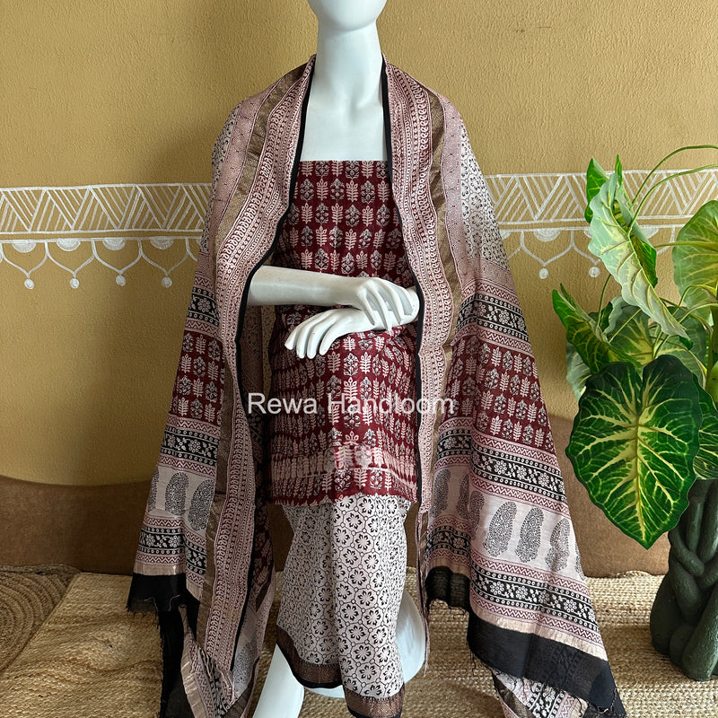 Maheshwari Bagh Print Suit