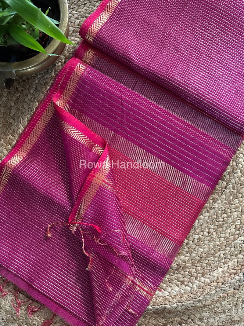 Maheshwari Tissue Silk Saree