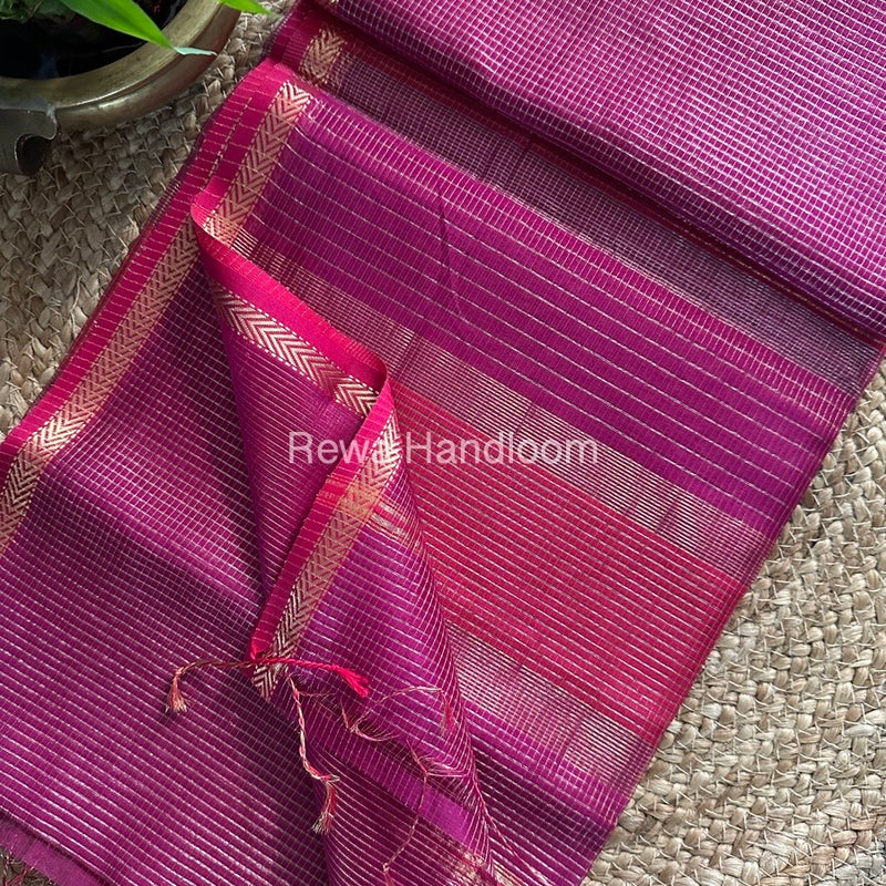 Maheshwari Tissue Silk Saree