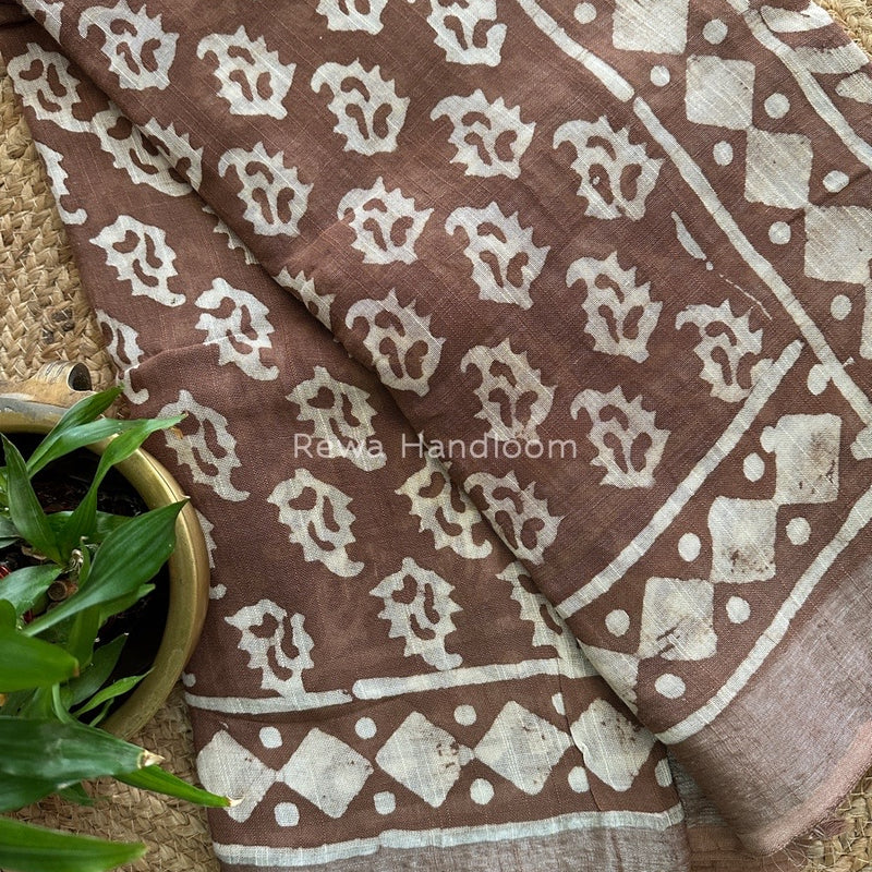  Cotton Linen Saree