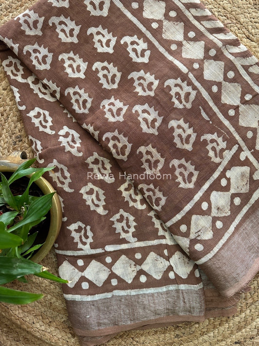  Cotton Linen Saree