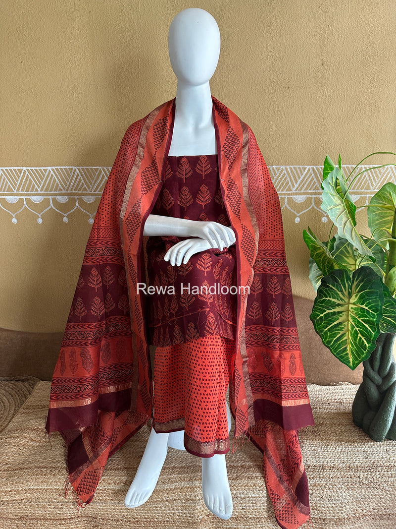 Maheshwari Bagh Print Suit