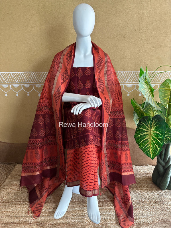 Maheshwari Bagh Print Suit