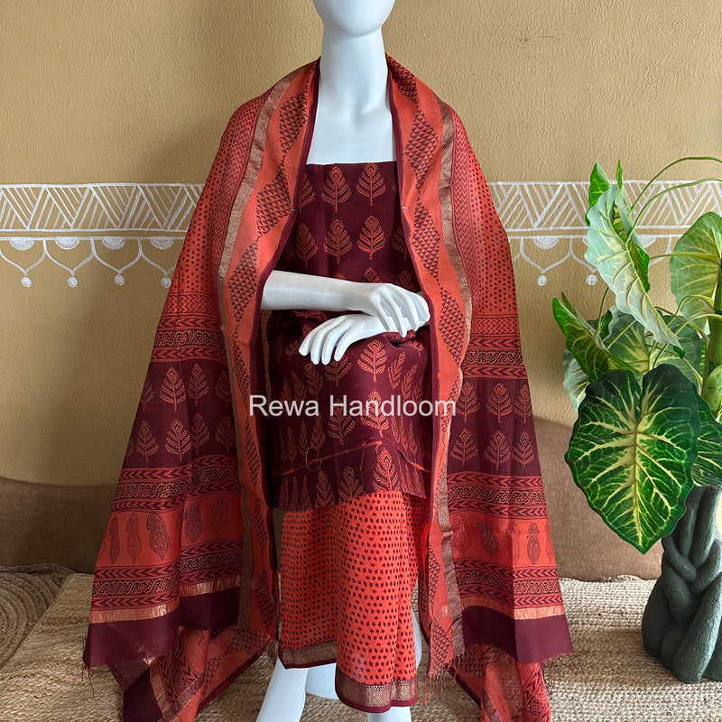 Maheshwari Bagh Print Suit