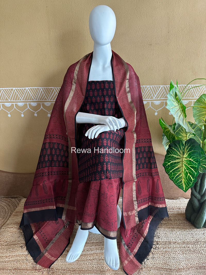 Maheshwari Bagh Print Suit