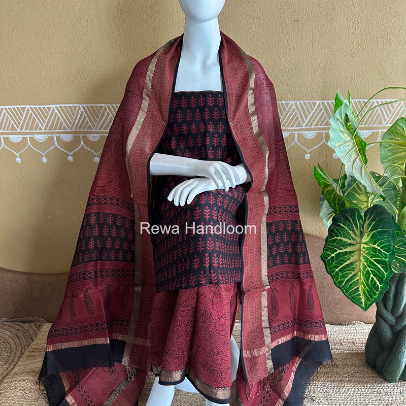 Maheshwari Bagh Print Suit