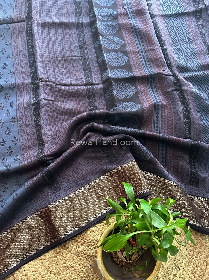 Maheshwari Bagh Print Saree