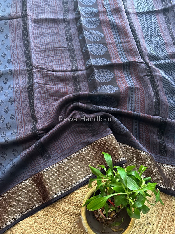 Maheshwari Bagh Print Saree
