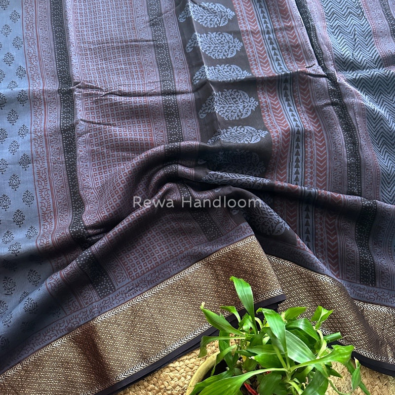 Maheshwari Bagh Print Saree