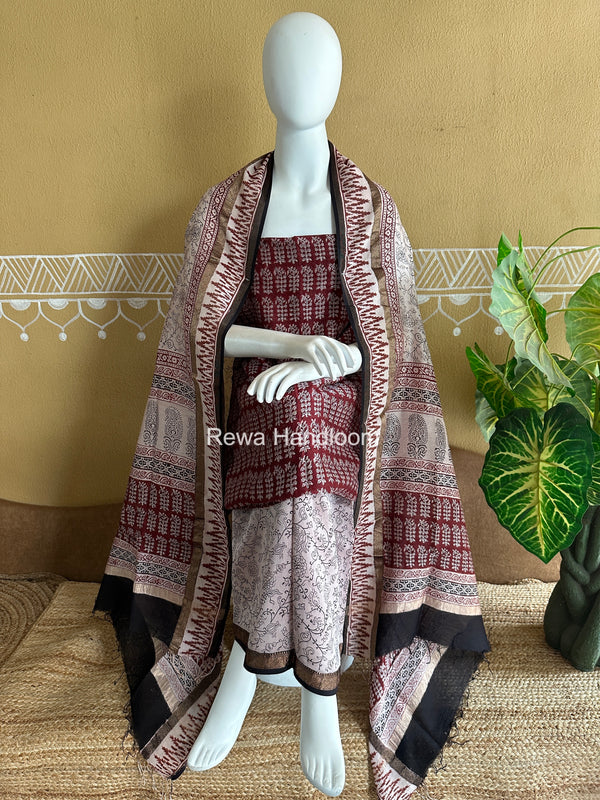 Maheshwari Bagh Print Suit