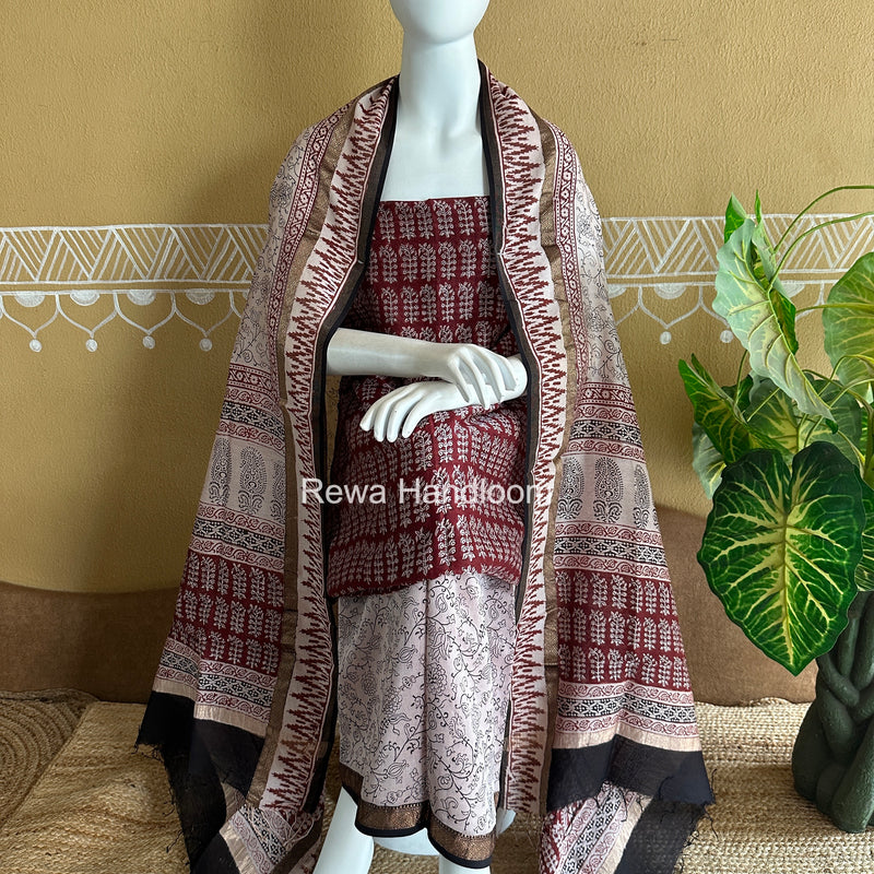 Maheshwari Bagh Print Suit