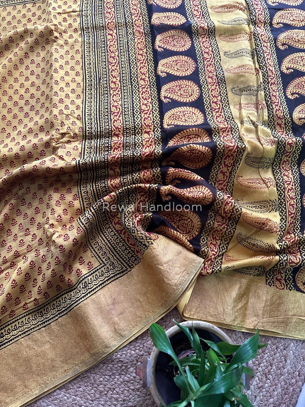 Maheshwari Bagh Print Saree