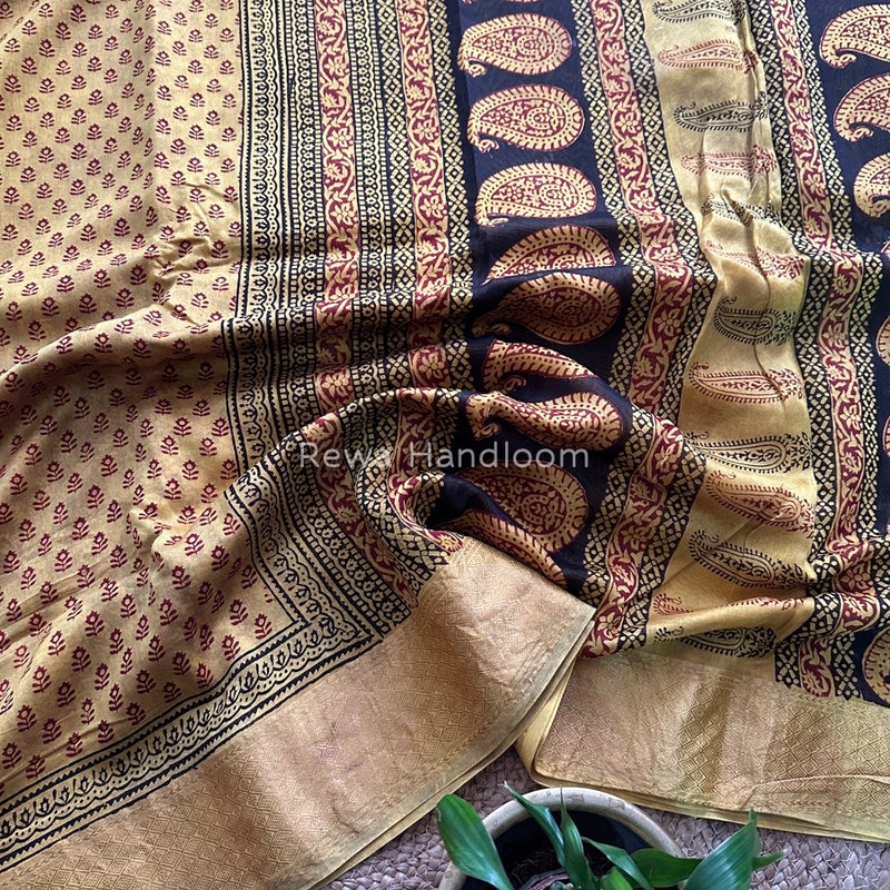 Maheshwari Bagh Print Saree