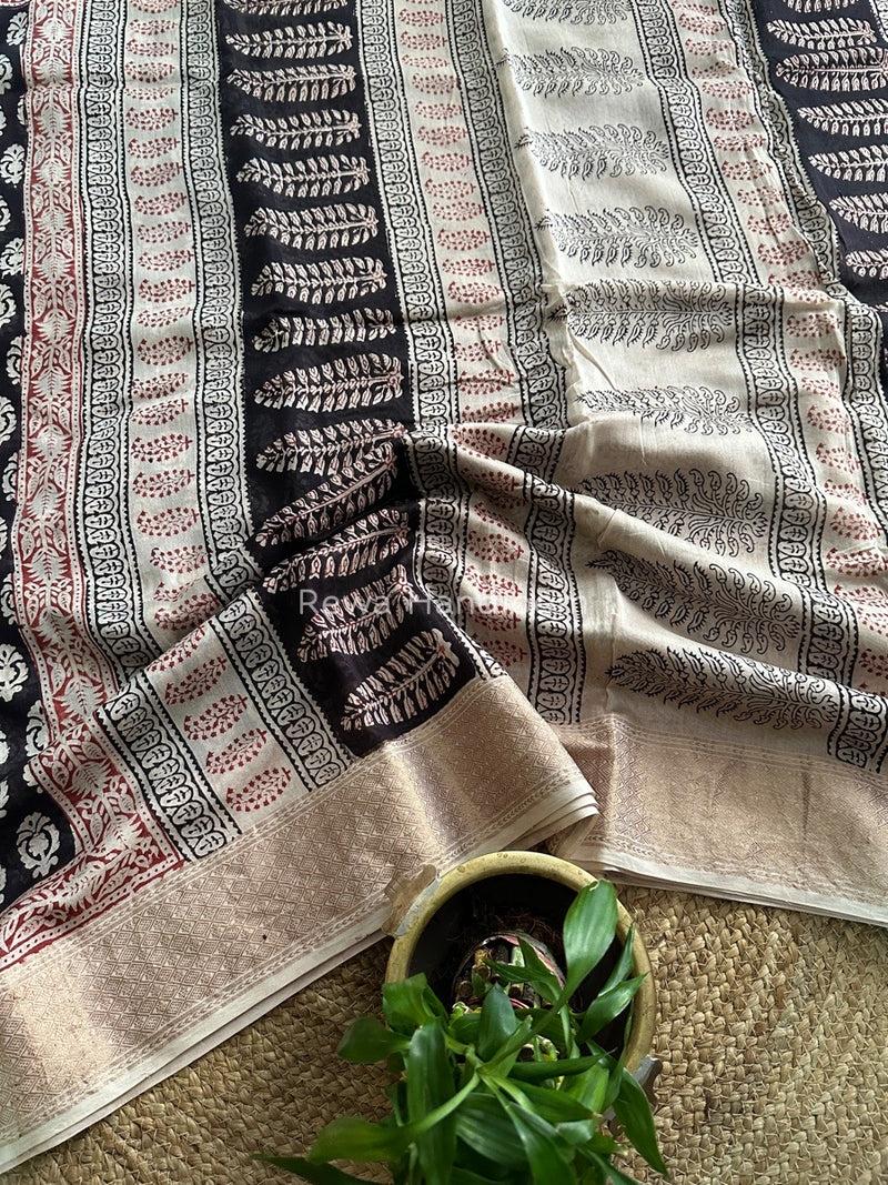 Maheshwari Bagh Print Saree