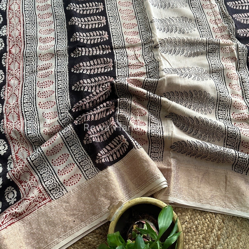Maheshwari Bagh Print Saree