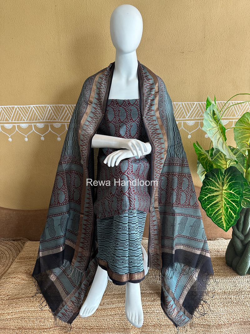 Maheshwari Bagh Print Suit