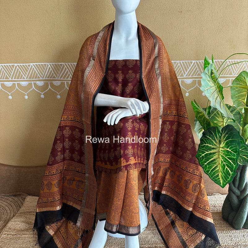 Maheshwari Bagh Print Suit