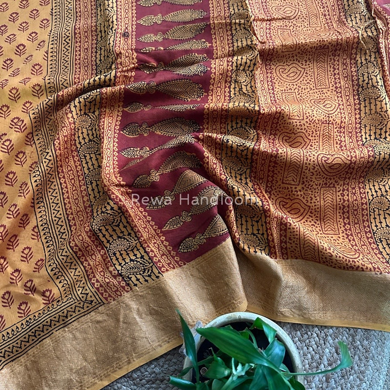 Maheshwari Bagh Print Saree