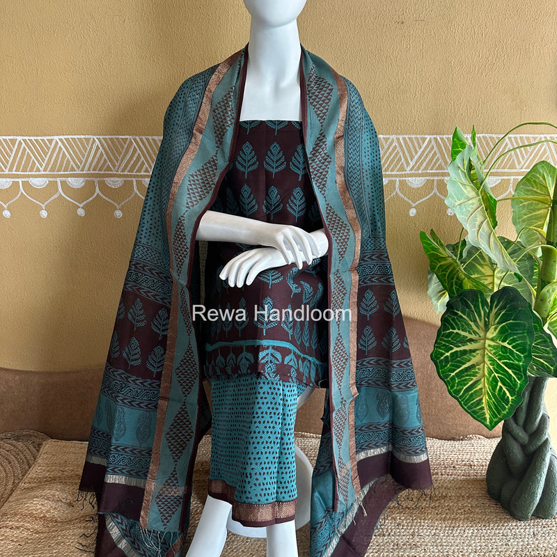 Maheshwari Bagh Print Suit