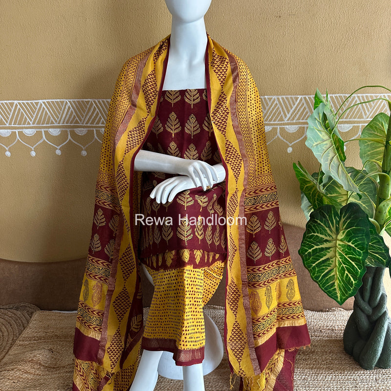 Maheshwari Bagh Print Suit