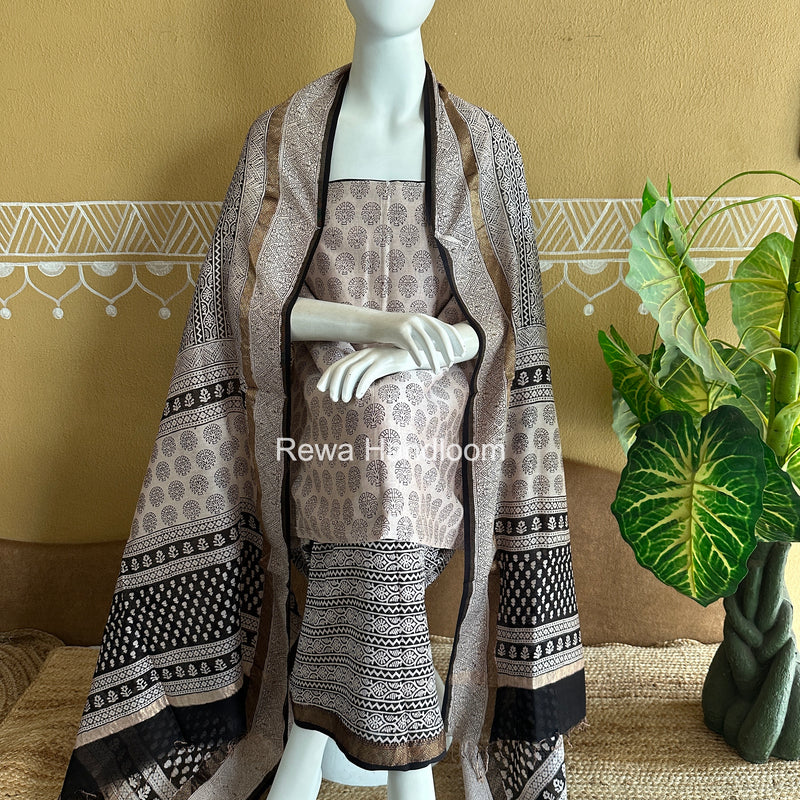 Maheshwari Bagh Print Suit