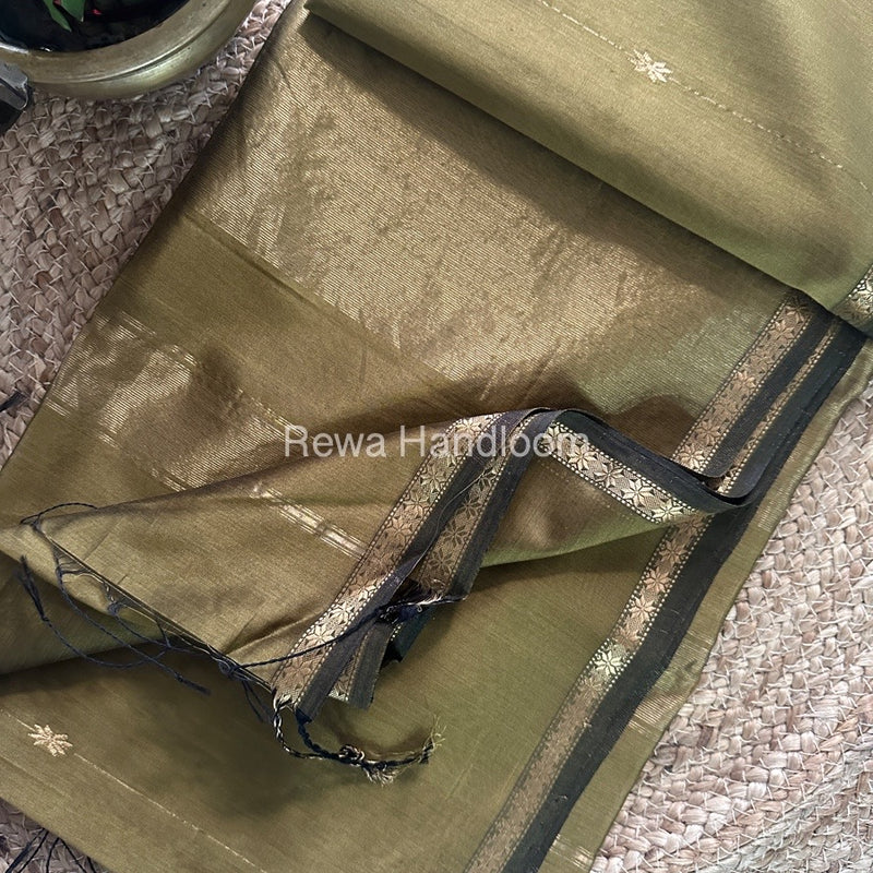 Zari Butti Maheshwari Saree