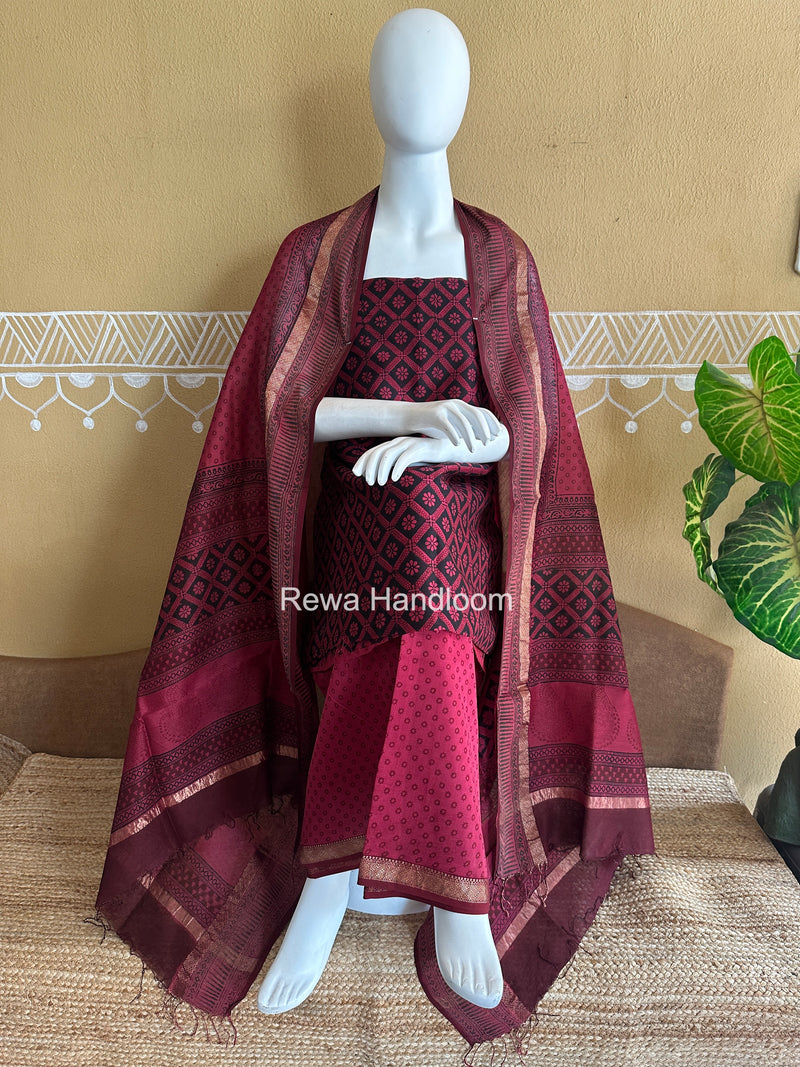 Maheshwari Bagh Print Suit