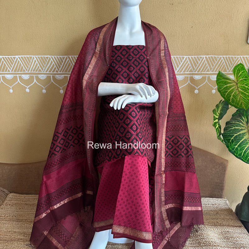 Maheshwari Bagh Print Suit