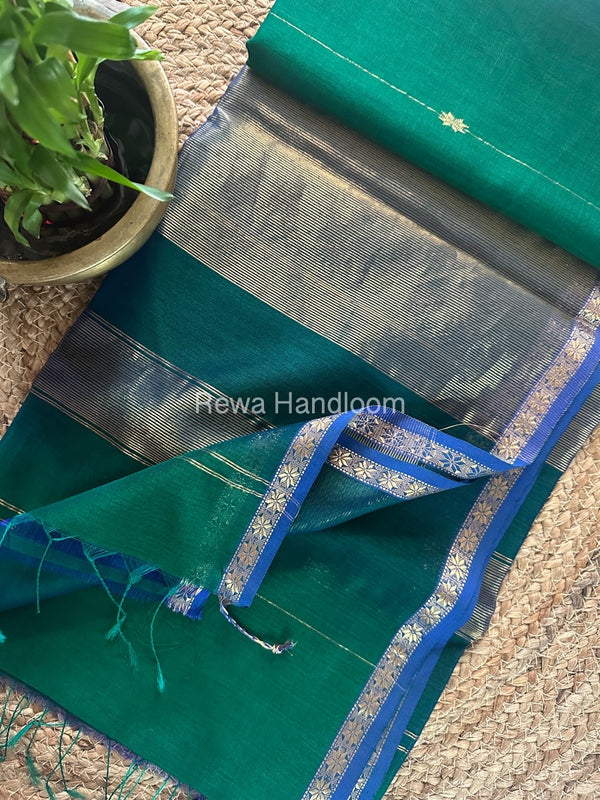 Zari Butti Maheshwari Saree