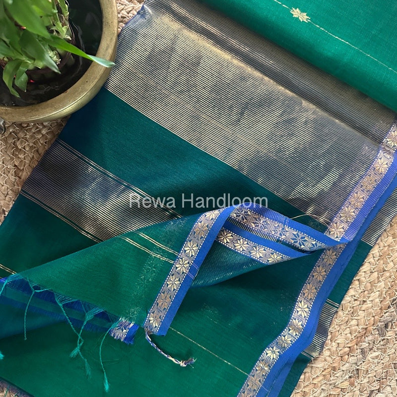 Zari Butti Maheshwari Saree