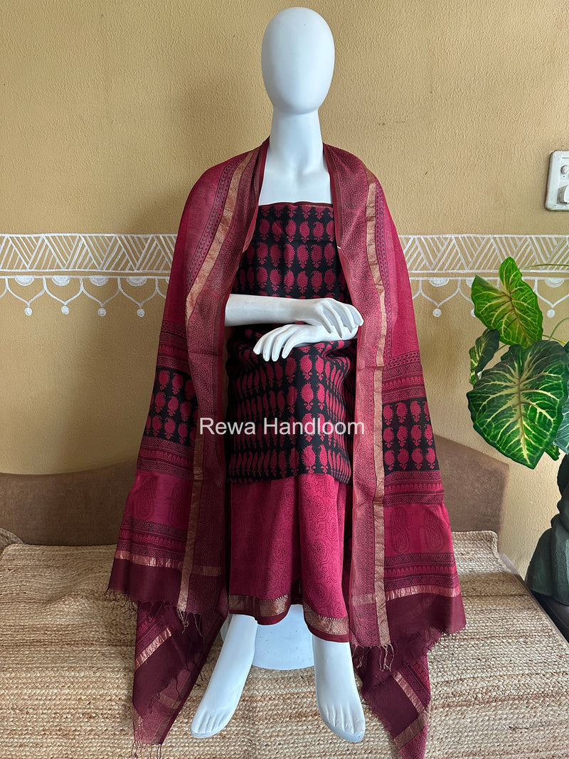 Maheshwari Bagh Print Suit