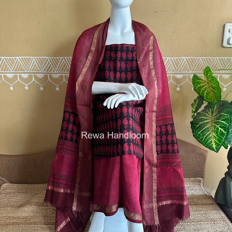 Maheshwari Bagh Print Suit